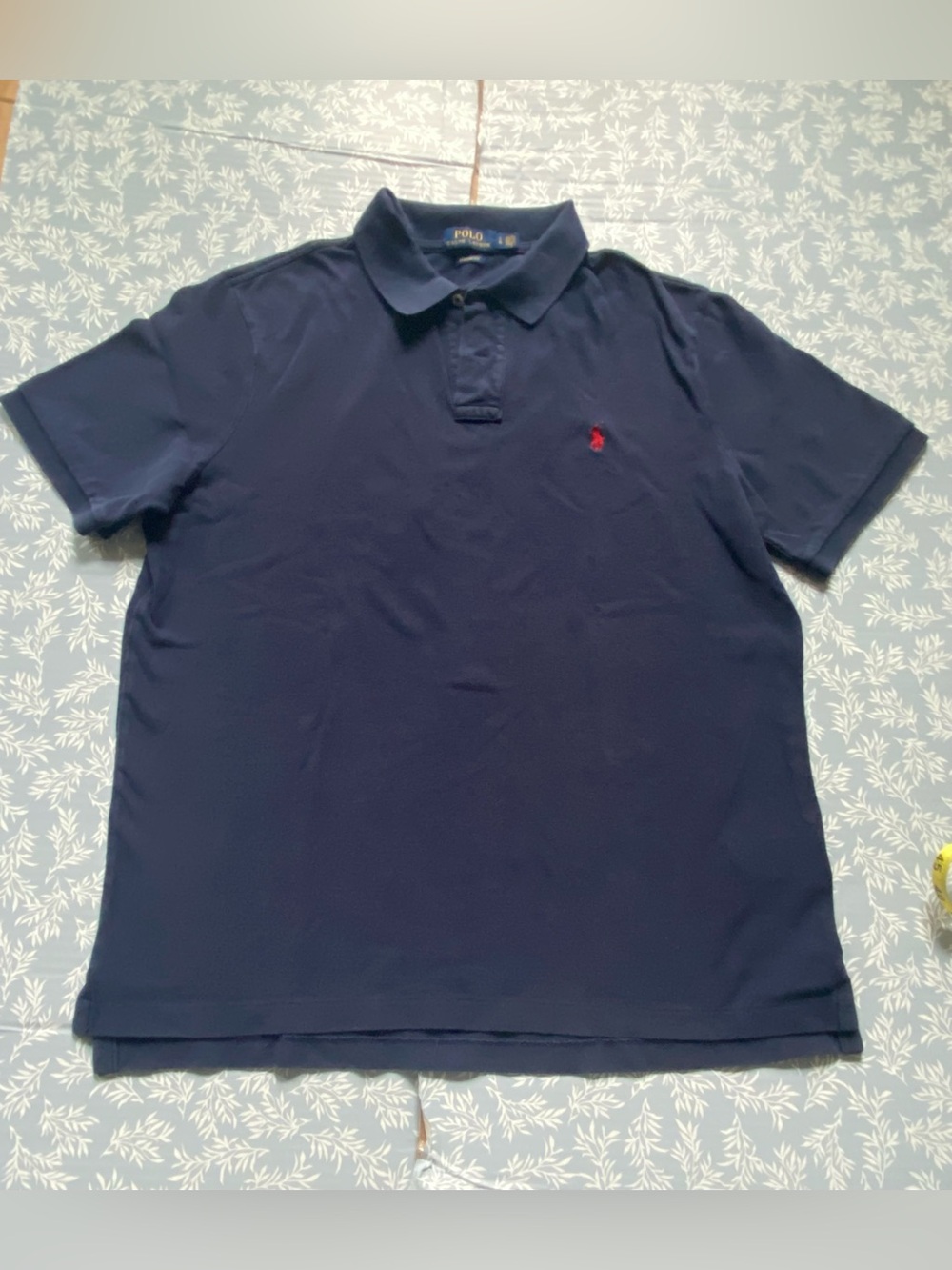 Ralph Lauren Navy Polo with Red Pony Logo